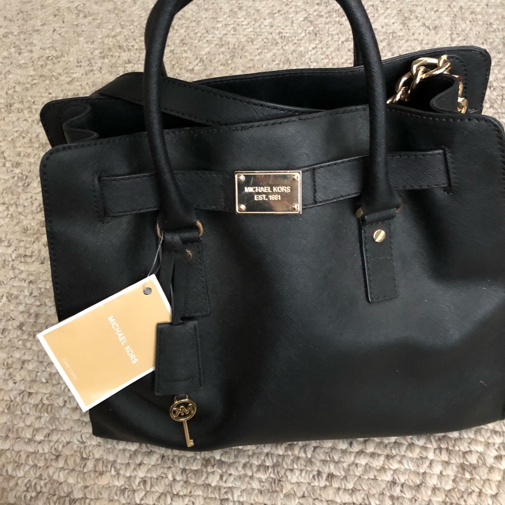 Large black handbag NWT